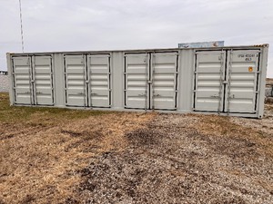 One Trip 40FT High Cube Shipping Container 4 Side Doors