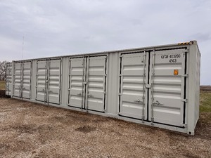 lot 19 image: One Trip 40 High Cube Multi Door Shipping Container