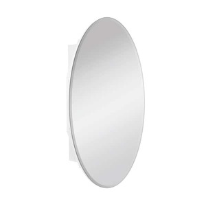 lot 23 image: Glacier Bay 20 in. x 30 in. Frameless Recessed or Surface-Mount Bathroom Medicine Cabinet with Beveled Mirror, White