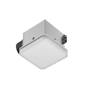 lot 86 image: CFM Ceiling Mount Room Side Installation Square Bathroom Exhaust Fan with Night Light and Humidity Senso