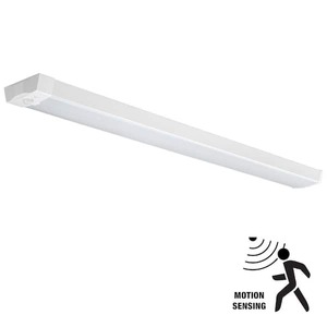 lot 134 image: 4 ft. 3600 Lumens Motion Sensing LED Ceiling Wraparound Light Garage Laundry Room Shop Light 4000K Bright White