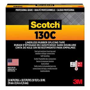 lot 179 image: (7) Scotch 34 in. x 30 ft. Linerless Rubber Splicing Tape