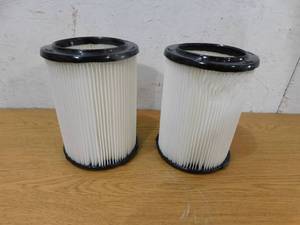 lot 70 image: RIDGID General Debris Pleated Paper Shop Vacuum Filter Replacement for Most 5-16 Gallon RIDGID Wet Dry Vacs (2-Pack)
