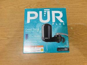 lot 102 image: PUR PLUS Faucet Mount Filtration System, Black
