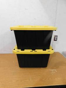 lot 105 image: (2) HDX TOUGH TOTE 45 LITER