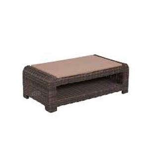 lot 21 image: Northshore Patio Coffee Table Brown  Customer Returns See Pictures