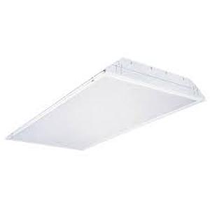 lot 29 image: Lot of Lithonia Lighting 2GT8 4 32 A12 MVOLT 14 MVISPWS1836LP741 4-Light White Fluorescent Troffer Customer Returns See Pictures