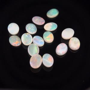 lot 30B image: 11.08 CT Bright Multicolor Opal ParcelMixed Oval Cabochon  VIDEO 