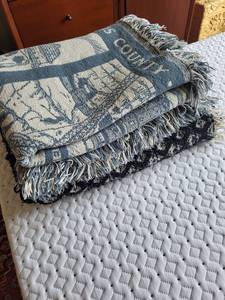 lot 47 image: Woven Geometric & Stearns County Throws
