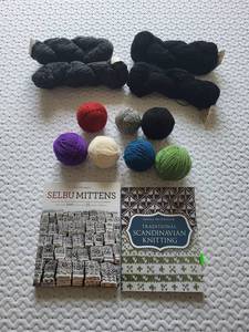 lot 48 image: Scandinavian Knitting Yarn & Book Set