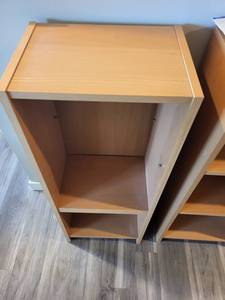 lot 59 image: IKEA Wooden Shelving Unit