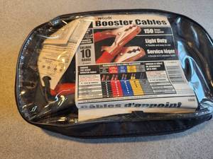lot 74 image: Woods Booster Cables 10 Gauge 150A