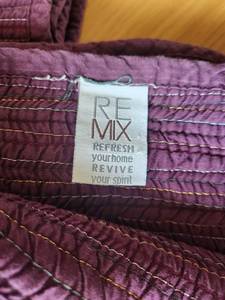 lot 89 image: Two FullQueen Sized Remix Purple Quilted Bedding Set