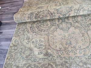 lot 95 image: Turkish Wool Upcycled Overdyed Rug Measuring 6.4 x 9.6