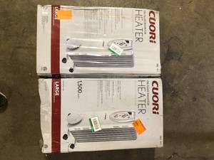lot 4 image: Lot of Pelonis 1,500-Watt Oil-Filled Radiant Electric Space Heater with ThermostatCustomer Returns See Pictures