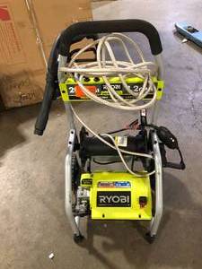 lot 33 image: RYOBI 2,000 PSI 1.2 GPM Electric Pressure Washer Customer Returns See Pictures