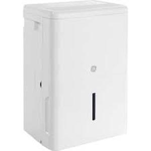 lot 38 image: GE 35 pt. Dehumidifier with Smart Dry for Bedroom, Basement or Very Damp Rooms up to 3000 sq. ft. in White  Customer Returns See Pictures