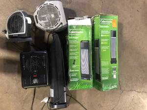 lot 15 image: Lot of  Assorted Heaters  Various  Models and Conditions    Customer Returns See Pictures