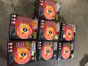 lot 28 image: Lot of 1500-Watt 18.5 in. Electric Ceramic Parabolic Space Heater with Tip-Over Safety Salvage For Parts Customer Returns See Pictures