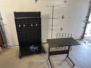 lot 20 image: Take What You Want, Retail Rack, Spinning Display, Rolling Table, Etc.