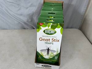 lot 66 image: 8 New Boxes of Gnat Stix Gnat and Fly Traps