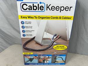 lot 78 image: New Cable Keeper 10 ft Cable Organizer Loom