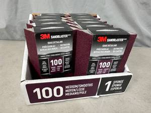 lot 91 image: 11 New 3M Sandblaster Edge Detail Sanding Sponges