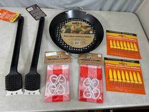 lot 101 image: Assorted New BBQ Cooking Accessories