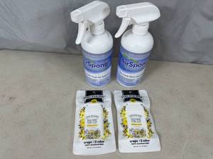 lot 110 image: New Poo-Pourri Travel Spray and Air Sponge Odor Absorber Sprays