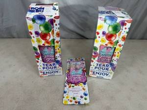 lot 129 image: 20 New Pouches Popping Boba Balls - Cotton Candy
