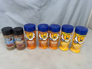 lot 136 image: New Popcorn Seasoning and Weber Grilling Seasoning