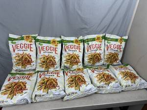 lot 139 image: 10 New Party Size Bags of Veggie Straws Healthy Snacks