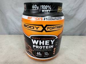 lot 146 image: New 1.78 lb Tub of Body X Fortress Whey Protein Powder Mix