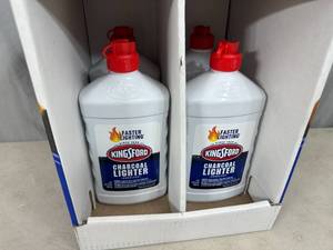 lot 149 image: 4 New Bottles of Kingsford Charcoal Lighter Fluid