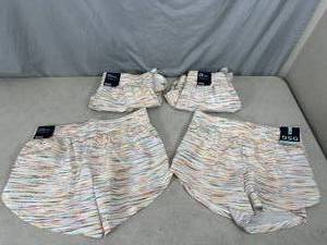 lot 152 image: 4 New Pairs of Dicks Sporting Goods Lightweight Shorts - UV, Moisture Wicking - Size XS - $100 retail