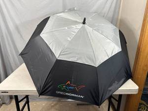 lot 173 image: New Greg Norman 60 inch Golf Umbrella