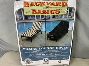 lot 202 image: New Chaise Lounge Patio Furniture Cover