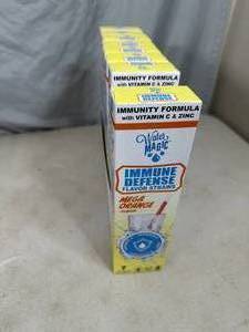 lot 235 image: 8 Boxes of Water Magic Immune Defense Flavor Straws - Mega Orange Flavor
