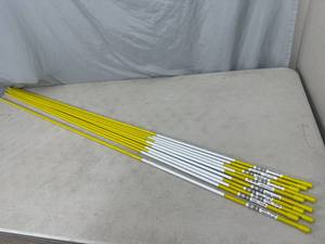 lot 238 image: 10 New 48 Inch Reflective Driveway Markers - Yellow