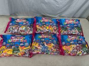 lot 252 image: 6 Bags of Candy Carnival Candy Mix - 1.5 lbs per bag