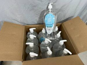lot 261 image: New Case of 12 - 32oz Hand Sanitizer with Aloe and Vitamin E