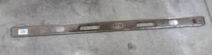 lot 28 image: 4 foot level - wood - one glass is broke AND an outlet on a cord reel