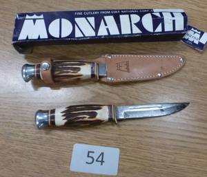 lot 54 image: One brand new and one lightly used Monarch knife
