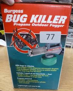 lot 77 image: Propane outdoor bug fogger