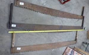 lot 96 image: SIX foot Two-Man Saw