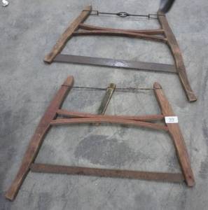 lot 99 image: Two buck saws