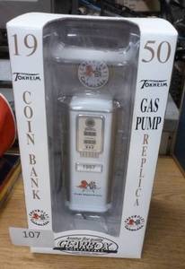 lot 107 image: New Tokheim Chevy Corvette gas pump bank by gearbox
