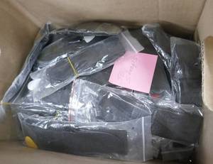 lot 123 image: Box of 50 guitar straps, some also have picks