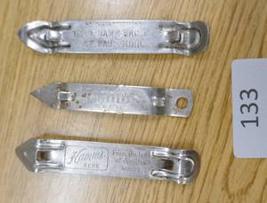 lot 133 image: THREE HAMMS Beer openers