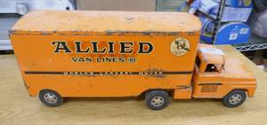 1960s Tonka Allied Van Lines truck and trailer in good shape